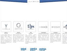 Tablet Screenshot of grupoprobe.com